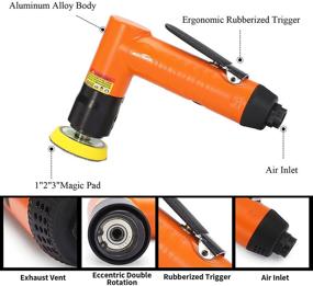 img 2 attached to 🚘 Ultimate Autolock Orbital Pneumatic Polisher Sandpapers: Perfect Finishing for Flawless Shine!