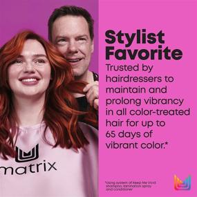 img 1 attached to Revitalize Your Color with MATRIX Total Results Keep Me Vivid Shampoo 🌈 and Conditioner – Enhancing Shine, Maintaining Vibrancy, and Sulfate-Free for Color Treated Hair
