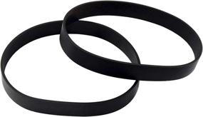 img 1 attached to 🔍 High-Quality HQRP 2-Pack Eureka Style U Vacuum Belt 61120 - Compatible Replacement for Multiple Series 2900-9000 AS1000 Upright Vacuums