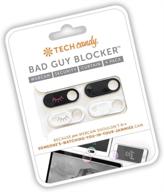 🔒 protect your privacy with tech candy bad guy blocker: webcam cover camera curtain for enhanced web security - 4-pack value bundle logo