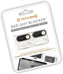 img 4 attached to 🔒 Protect Your Privacy with Tech Candy Bad Guy Blocker: Webcam Cover Camera Curtain for Enhanced Web Security - 4-Pack Value Bundle