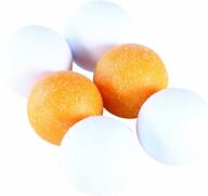 🔴 redline tournament-size foosballs for any foosball table - 6-pack with 4 white and 2 orange balls логотип