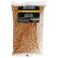 🕯️ waxness spa choice mineral gold demi creamy hard wax beads - premium quality spa wax for delicate areas - 2.2 lb / 1 kg pack logo