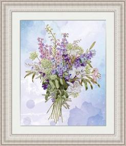 img 4 attached to Needle Embroidery Lavender Painting Include