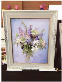 img 2 attached to Needle Embroidery Lavender Painting Include