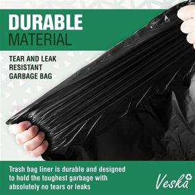 img 3 attached to 🗑️ High-capacity Heavy Duty Black Trash Can Liners - 95-100 Gallon (25 Case w/Ties): Ideal for 90-100 Gallon Trash Cans!