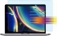 защитное стекло для экрана macbook pro 13-дюймовый с процессором m1 a2338 a2289 a2251 a2159 a1706 a1708 - против синего света, против бликов, снижает усталость глаз, улучшает качество сна | macbook air 13-дюймовый с процессором m1 a2337 a2179 a1932 логотип