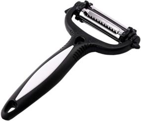 img 4 attached to 🔪 Swivel Vegetable Peeler - Chef Premium Kitchen Assistant - 5-in-1 Multi-Tasking Tool