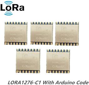 img 4 attached to 📡 X 5 PCS NiceRF 915MHz SX1276 100mW LORA1276-C1 Long Range Wireless Transceiver Compatible with RFM95W