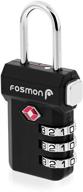 fosmon approved luggage indicator combination travel accessories for luggage locks logo