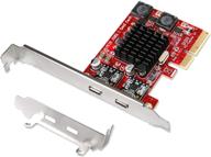 улучшите подключение пк или mac с pce-u312c: usb 3.1 gen2 type c 10gbps expansion card логотип