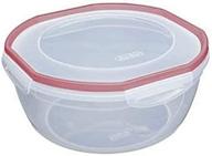 sterilite rocket red ultra seal latching bowl 4.7 quart: secure food storage solution logo