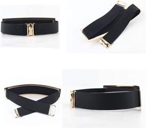 img 1 attached to Elastic Dresses Fashion Stretch Waistband: Essential Women's Accessories in Belts