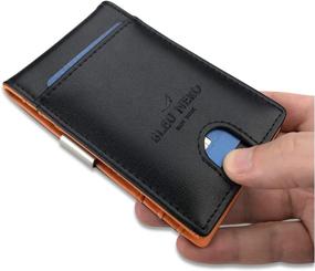 img 2 attached to 💼 Bleu Nero Money Clip Wallet: Stylish and Functional Men's Accessory for Wallets, Card Cases & Money Organizers