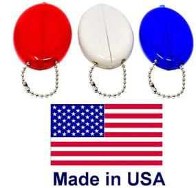img 3 attached to Red White And Blue Made In USA Squeeze Coin Holder (3 Coin Purses)
