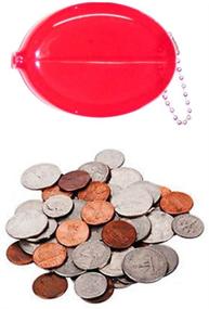img 2 attached to Red White And Blue Made In USA Squeeze Coin Holder (3 Coin Purses)