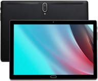 📱 ucsuoku tablet 10 inch: 4g lte, android 10, 4gb ram, 64gb rom, deca core processor, hd touchscreen, 5mp + 8mp camera, gps, wifi, bluetooth 5.0 - black logo