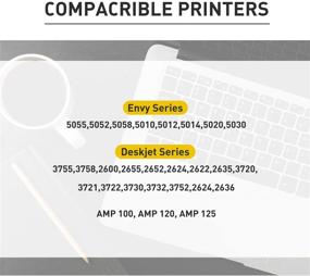 img 3 attached to 🖨️ Batuto Remanufactured HP 65XL 65 XL N9K04AN Inkjet Replacement (1 Black, 1 Tri-Color) for Envy 5055 5052 5058 DeskJet 2620 2625 2630 2635 2655 3700 3720 3730 3735 - High Yield