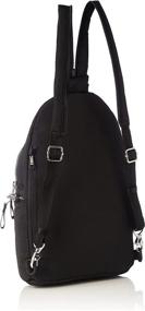 img 3 attached to Pacsafe Stylesafe Sling Backpack Navy: Безопасный и стильный спутник для путешествий