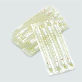 img 2 attached to 💋 Grinigh Vitamin E Swabs Stick: 100-Pack of Disposable VE Cotton Swabs with Aloe Q-tip Applicators for Moisturizing and Healing Lip and Gum Pre and Post Teeth Whitening