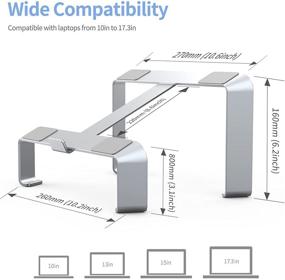 img 2 attached to Aluminum Computer Ergonomic Structure Compatible