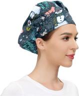 🎄 moisture-wicking christmas snowflake and snowman print working cap with adjustable bandage - ideal for women and men логотип