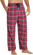 👖 everdream flannel pajama bottoms - men's sleepwear & lounge clothing logo