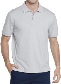 img 4 attached to Classic Fit Men's Clothing: Short Sleeve Fade Resistant Cotton Shirts