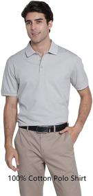 img 3 attached to Classic Fit Men's Clothing: Short Sleeve Fade Resistant Cotton Shirts