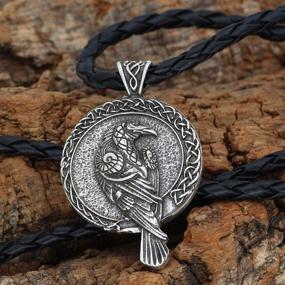 img 2 attached to GuoShuang Viking Pendant Necklace Valknut