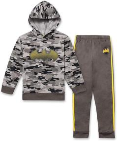 img 4 attached to BatmanBoys Everyday Active Sweatshirt Sweatpants