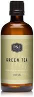 🍵 premium grade green tea scented oil - 100ml/3.3oz logo