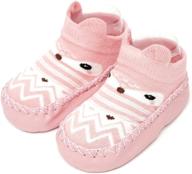 👶 weapril baby toddler slippers: non-skid soft sole indoor floor shoes for infant boys and girls logo