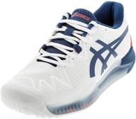 asics gel resolution tennis shoes silver men's shoes logo