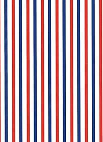 img 1 attached to Patriotic Stripes Wrapping Paper Sheet