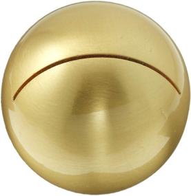 img 4 attached to Weddingstar Classic Round Brushed Gold Card Holder - Sleek & Compact, 0.4 x 1 x 1 inches
