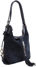 img 1 attached to Nico Louise Genuine Backpack Shoulder Women's Handbags & Wallets