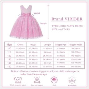 img 2 attached to 👗 Girls Knee Length Cute Princess Dress: Perfect for Christmas Holidays and Parties