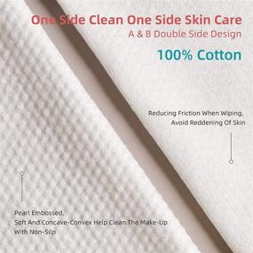 img 1 attached to 🌿 COTTONCARE Soft Dry Wipe 100% Cotton Unscented Tissues: Gentle Care for Sensitive Skin - 3 PACK-300 Count