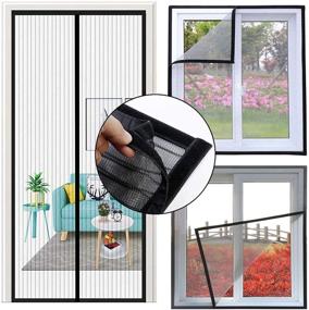 img 2 attached to 🔗 Braveshine 2 Rolls 16.5FT Heavy Duty Double Sided Hook Loop Tape Strips with Adhesive – 1.2 Inch for Indoor Outdoor Home Office Classroom Crafts, Anti-Slip Use – Black