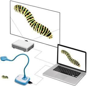 img 1 attached to HUE HD Pro USB Document Camera: Visualize and Share with Windows, macOS, and Chrome OS (Blue)