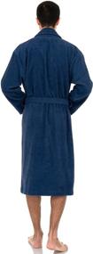 img 3 attached to TowelSelections Turkish Cotton Bathrobe X Large Men's Sleep & Lounge Apparel: Luxurious Comfort for Ultimate Relaxation