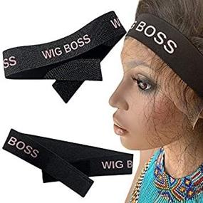 img 4 attached to 🎀 2 Wig Boss Пояс для растворения кружева для париков: лента растворения с регулируемым липучкой – идеально подходит для замыкательных париков, фронтальных париков и малышевых волос (светло-розовый)