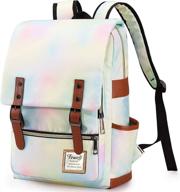 🎒 vibrant tie dye school backpack: trendy style for girls & women logo