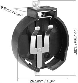 img 3 attached to Uxcell CR2450 Горизонтальный аккумуляторный контейнер