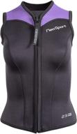 sport womens front zipper wetsuit logo