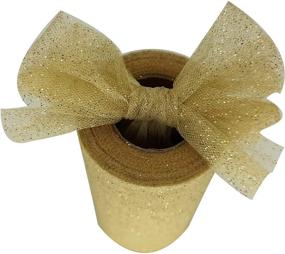 img 1 attached to Glitter Fabric Ribbon SparklingTulle 25Yards