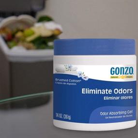 img 2 attached to 👃 Gonzo Odor Absorbing Gel - 2 Pack - Multi-Purpose Odor Eliminator for Car Closet Bathroom and Pet Area, Efficiently Traps and Neutralizes Smoke, Mold and Various Unwanted Odors - 14 Ounce