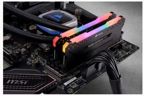 img 1 attached to Corsair Vengeance RGB Pro 32GB DDR4 3200 🎮 (PC4-25600) C16 Desktop Memory - Black: The Ultimate Gaming Upgrade