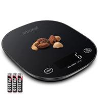 arboleaf digital food kitchen scale: smart nutritional analysis app for weight loss and baking/cooking – ounces & grams, 11lb/5kg capacity, battery included logo